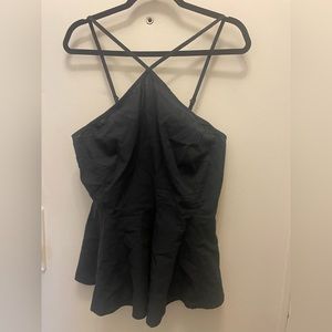 Black Halter top